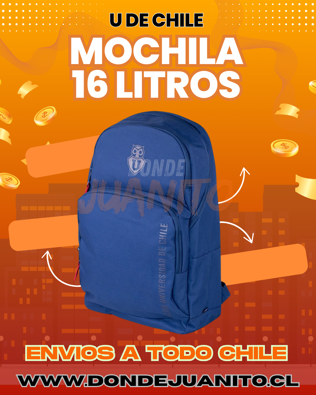 MOCHILA U DE CHILE CROSS MOOSE E 2026