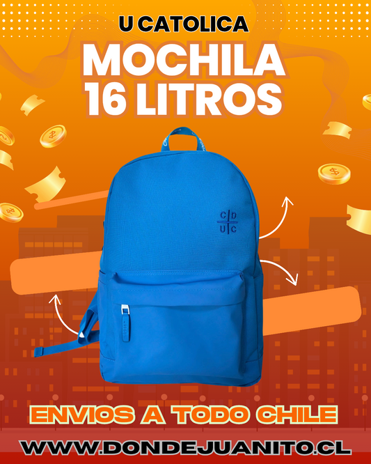 Mochila Universidad Católica Oficial Azul Grande