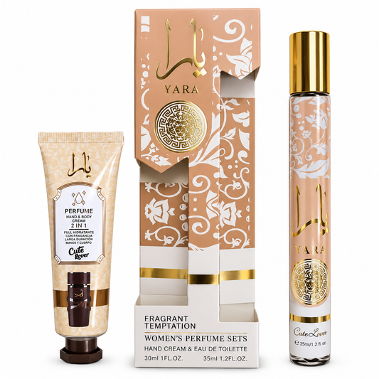 Set Yara – Perfume 35 ml + Crema de Manos y Cuerpo 30 ml