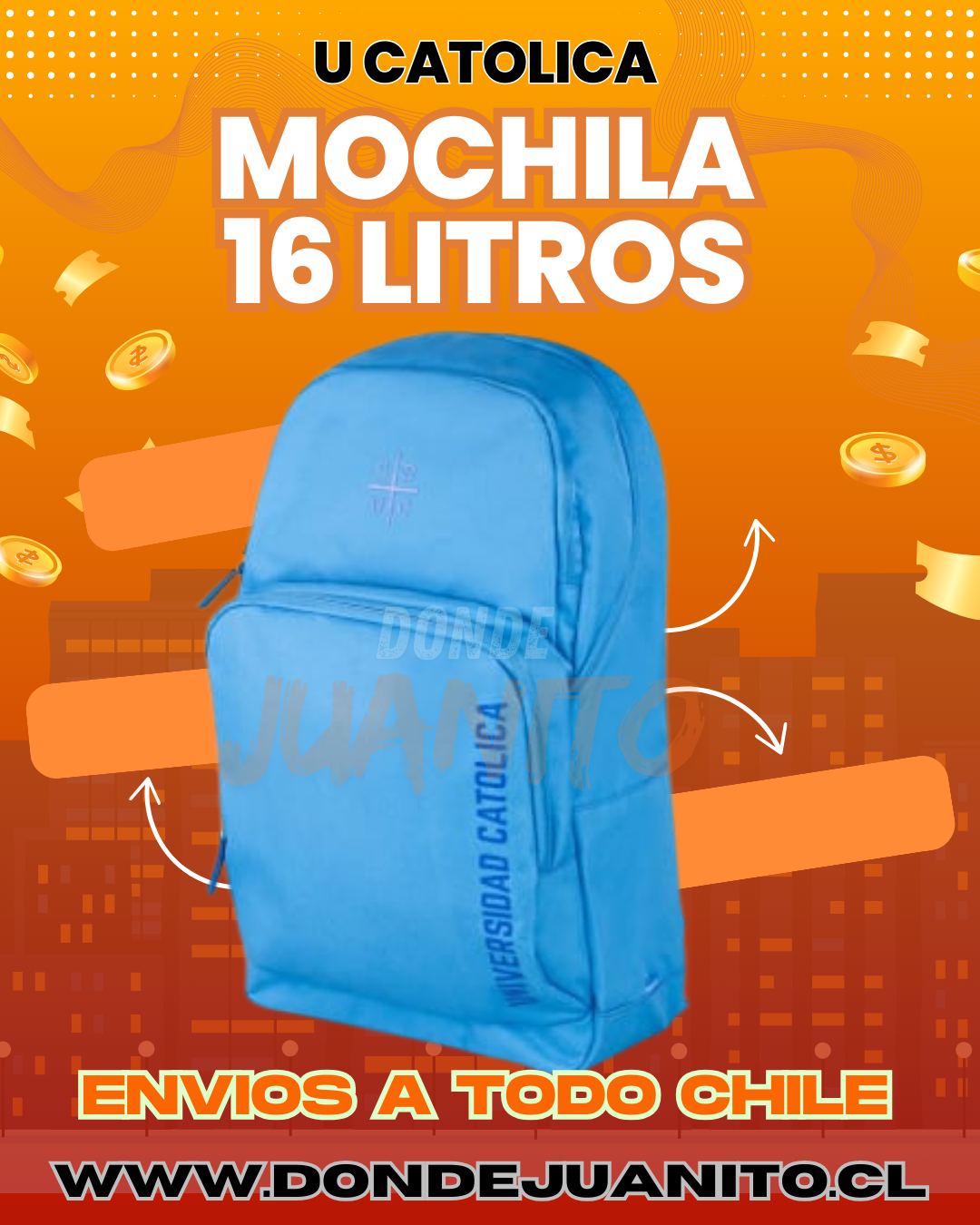 MOCHILA CROSS U CATOLICA MOOSE E 2026
