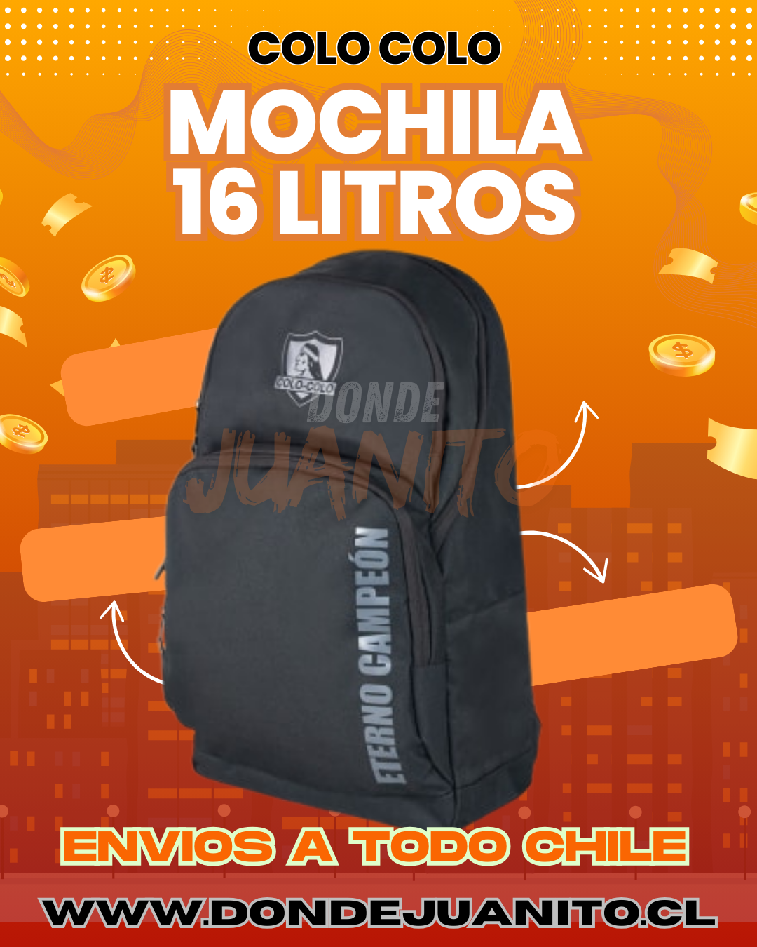 MOCHILA COLO COLO CROSS MOOSE E 2026