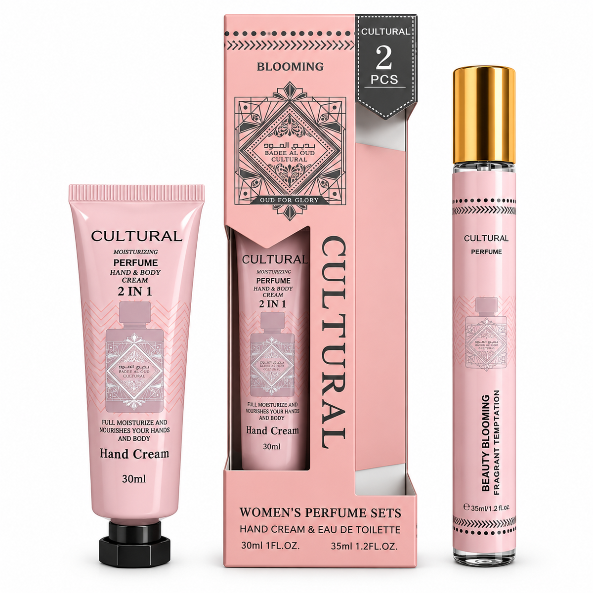 Set Cultural Blooming – Perfume 35 ml + Crema de Manos 30 ml