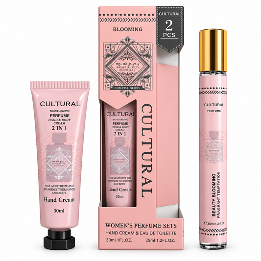 Set Cultural Blooming – Perfume 35 ml + Crema de Manos 30 ml