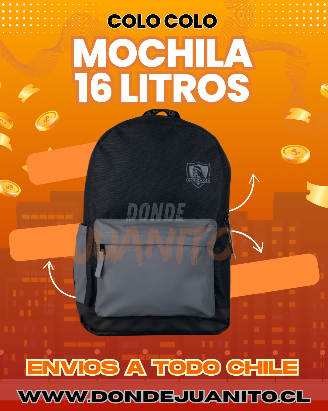 MOCHILA COLO COLO CLASSIC MOOSE E 2026