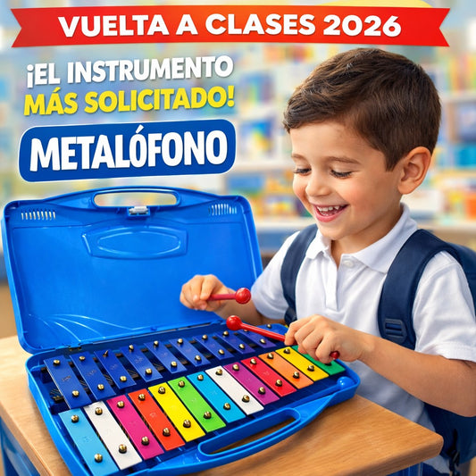 Metalófono Escolar Infantil – Vuelta a Clases 2026