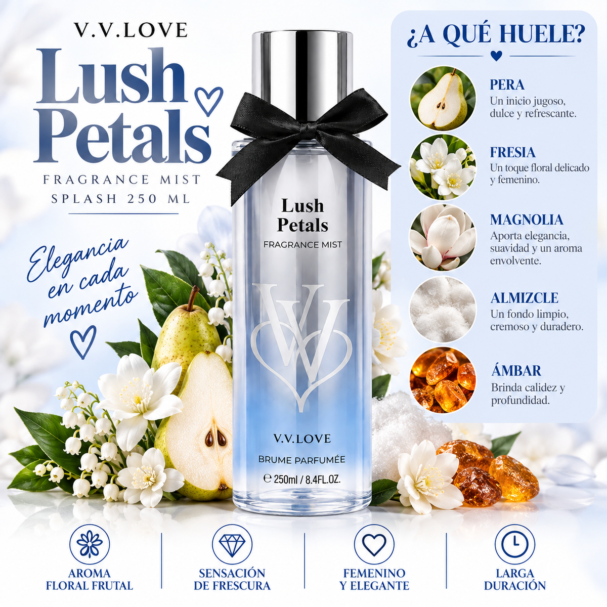SPLASH LUSH PETALS V.V. LOVE 250 ML – AROMA FLORAL