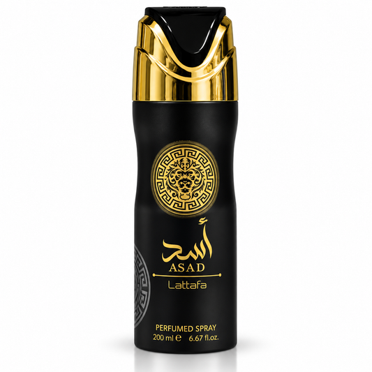Perfume en Spray Árabe Asad Lattafa 200 ml Hombre | Aroma Intenso, Especiado y Amaderado