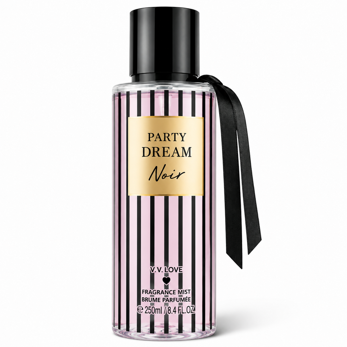 SPLASH PARTY DREAM NOIR V.V. LOVE 250 ML – AROMA DULCE Y ELEGANTE