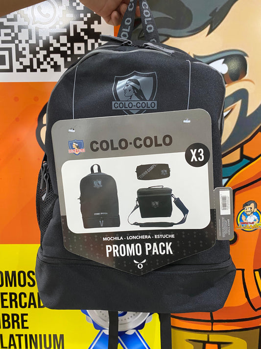 Mochila colo colo tripack lonchera - estuche - mochila