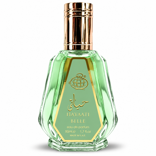 Perfume Árabe Hayaati Belle 50 ml – Inspirado en La Belle Le Parfum de Jean Paul Gaultier