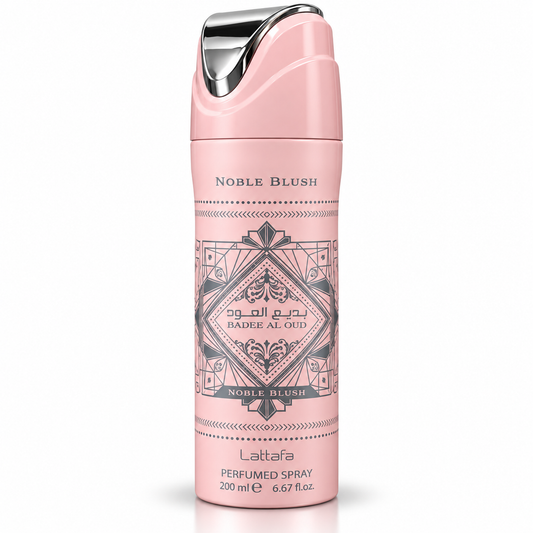 Perfume en Spray Árabe Bade’e Al Oud Noble Blush Lattafa 200 ml | Aroma Dulce y Cremoso