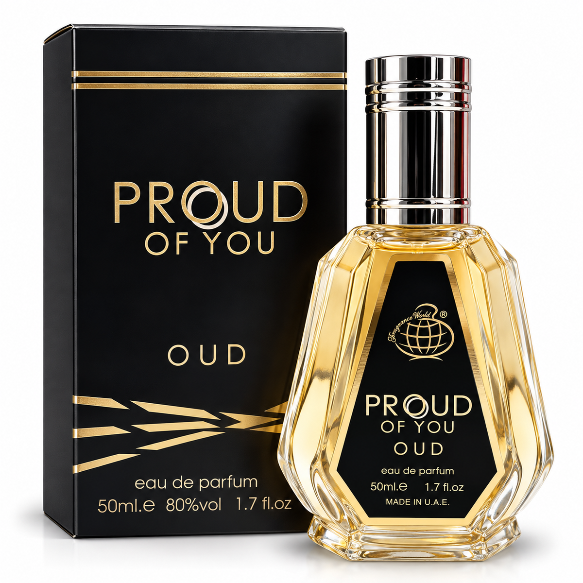 Perfume Árabe Proud of You Oud 50 ml – Inspirado en Stronger With You Oud